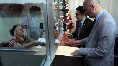 Los diputados Virgilio Padilla y Walter Banegas.