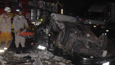 Según Tránsito, el accidente se debió al exceso de velocidad y estado de ebriedad del conductor y sus amigos.