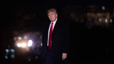 Trump regresó a la Casa Blanca tras viajar a Suiza para participar en el foro de Davos./AFP.