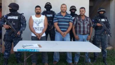 El allanamiento en el municipio de Jocón en el departamento de Yoro dejó varios detenidos.