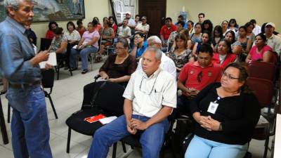 Al evento desarrollado ayer asistieron todos los jefes de las unidades de Salud del municipio de El Progreso.