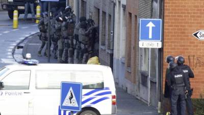 La Policía hizo varias redadas en Bruselas. Foto: AFP/Nicolas Maeterlinck