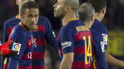 Mascherano es un líder del cuadro blaugrana y Neymar no atraviesa por su mejor momento.