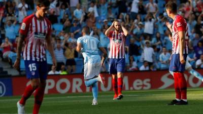 Celta de Vigo superó como local al Atlético de Madrid. FOTO EFE.