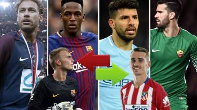 Te presentamos los principales movimientos del día en el mercado de fichajes de Europa. Neymar y 'Kun', son los grandes protagonista.