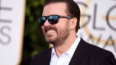 El humorista Ricky Gervais. AFP/Archivo