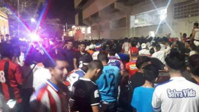 El sector de Preferencia Norte fue insuficente para la gente del Olimpia.