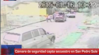 El vídeo muestra cómo operan los secuestradores en Honduras.