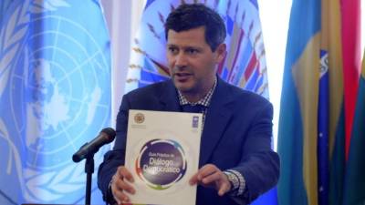 Christopher Hernández-Roy encabeza la misión técnica de la OEA que llegó a socializar la Maccih.