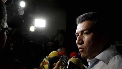 El director de fiscales del Ministerio Público, Rolando Argueta, dio declaraciones este jueves en San Pedro Sula.