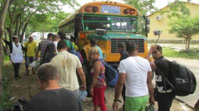 El paso de migrantes africanos, caribeños y sudamericanos por Honduras no cesa.