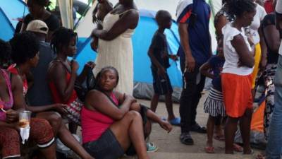 La banda operaba en ambos países dedicada al tráfico de migrantes haitianos, cubanos, africanos y asiáticos. Foto de archivo de migrantes haitianos.