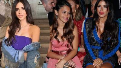 Antonella Roccuzzo, esposa de Lionel Messi, y su gran amiga Daniella Semaan, mujer de Cesc Fábregas, brillaron en un desfile de moda en Barcelona, junto a otras WAGs. Una hermosa joven que las acompañaba llamó la atención de todos.