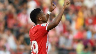 Antony Lozano solo pudo anotar un gol con el Girona en la Liga de España.