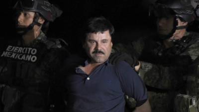 El capo narco mexicano 'El Chapo' Guzmán. Foto: AFP