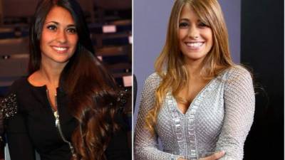Anatonella Roccuzzo antes y después de su primer embarazo.