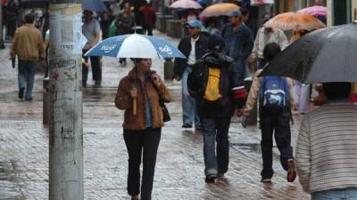 Pronostican lluvias para las próximas 48 horas.