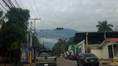 Hay probabilidades de precipitaciones con actividad eléctrica para este martes en San Pedro Sula.