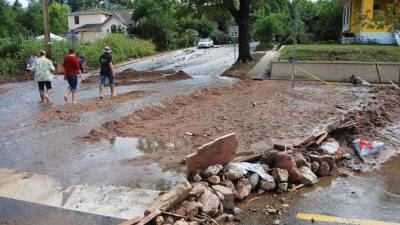 Miles de personas han sido afectadas por las lluvias en el estado de Colorado en Estados Unidos. EFE