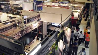 Ambiente en una edición pasada de la Expoconstruye. Este año la actividad arriba a su décima edición.