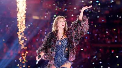 Taylor Swift durante uno de los conciertos de su gira, The Eras Tour.