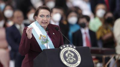 Fotografía de archivo de la presidenta de Honduras, Xiomara Castro.
