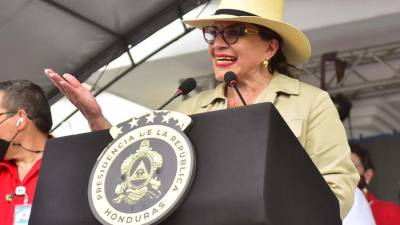 La presidenta de Honduras, Xiomara Castro de Zelaya. Imagen de archivo. EFE/ José Valle