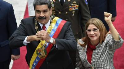El Departamento de Estado de Estados Unidos impuso sanciones económicas contra la esposa de Maduro, Cilia Flores./AFP archivo.