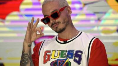 El cantante colombiano J Balvin.