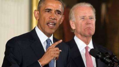 Joe Biden (der.) estará presente en la toma de posesión de Morales en representación de Barack Obama.