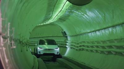 El túnel de 3,65 metros de diámetro busca resolver el problema del tráfico en Los Ángeles./AFP.