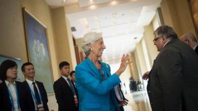 La directora del FMI, Christine Lagarde, durante la reunión del G20 en China.