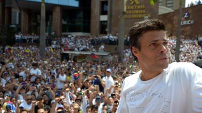 Leopoldo López, preso hace seis meses, es uno de los líderes opositores con mayor influencia sobre el pueblo venezolano.