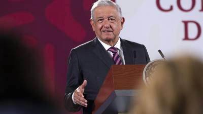 El presidente mexicano Andrés Manuel López Obrador.