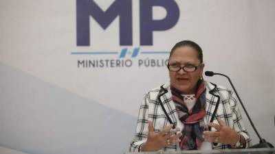 En la imagen, la fiscal general de Guatemala, Consuelo Porras. EFE/Edwin Bercian/Archivo