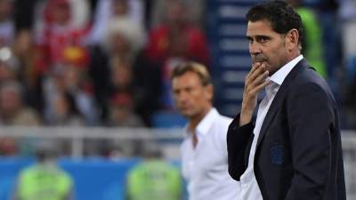 El selecionador Fernando Hierro se subió al barco español tras la sorpresiva destitución de Julen Lopetegui.