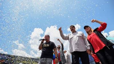 Cierre de campaña de Maduro.