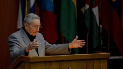 El Presidente Raúl Castro. Foto: AFP/archivo
