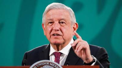 Andrés Manuel López Obrador, presidente de México. Foto EFE