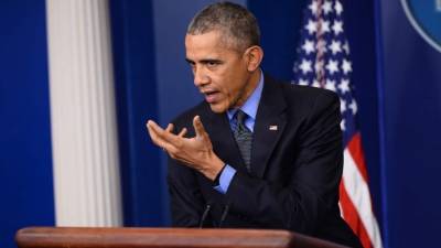 El presidente de EUA, Barack Obama, este viernes durante su última conferencia de prensa.