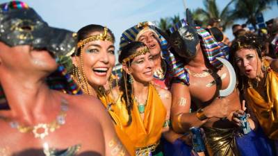 La alegría y diversión son los protagonistas del carnaval de Río de Janeiro.
