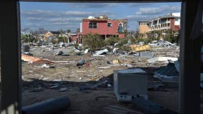 El huracán Michael devastó el norte de Florida y el sur de Georgia./AFP.
