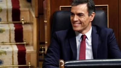 Pedro Sánchez fue reelegido como jefe de Gobierno de España./EFE.