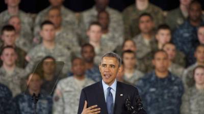 El presidente Obama aseguró que 'destruirá al Estado Islámico' en un encuentro con las tropas estadounidenses el pasado lunes.