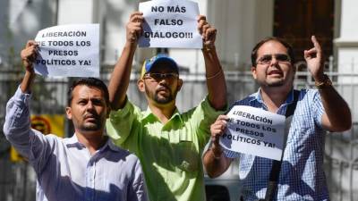 La liberación de los presos políticos es una de las condiciones que exige la oposición para continuar el proceso de diálogo.