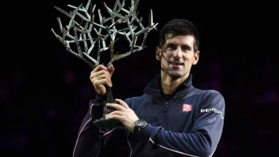 El serbio Novak Djokovic ganó por segunda vez consecutiva el Masters 1000 París-Bercy.
