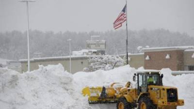 Fuertes nevadas afectan gran parte del centro de los Estados Unidos azotado por un ciclón bomba./AFP.
