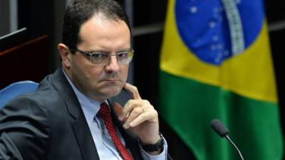 El exministro de Hacienda Nelson Barbosa declaró ayer como testigo de la defensa de Dilma Rousseff. afp