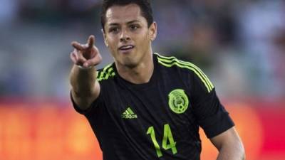 Javier Hernández se alista para los juegos de la eliminatoria mundialista de México.