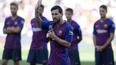 Lionel Messi es considerado el mejor futbolista de la historia del FC Barcelona. FOTO AFP.